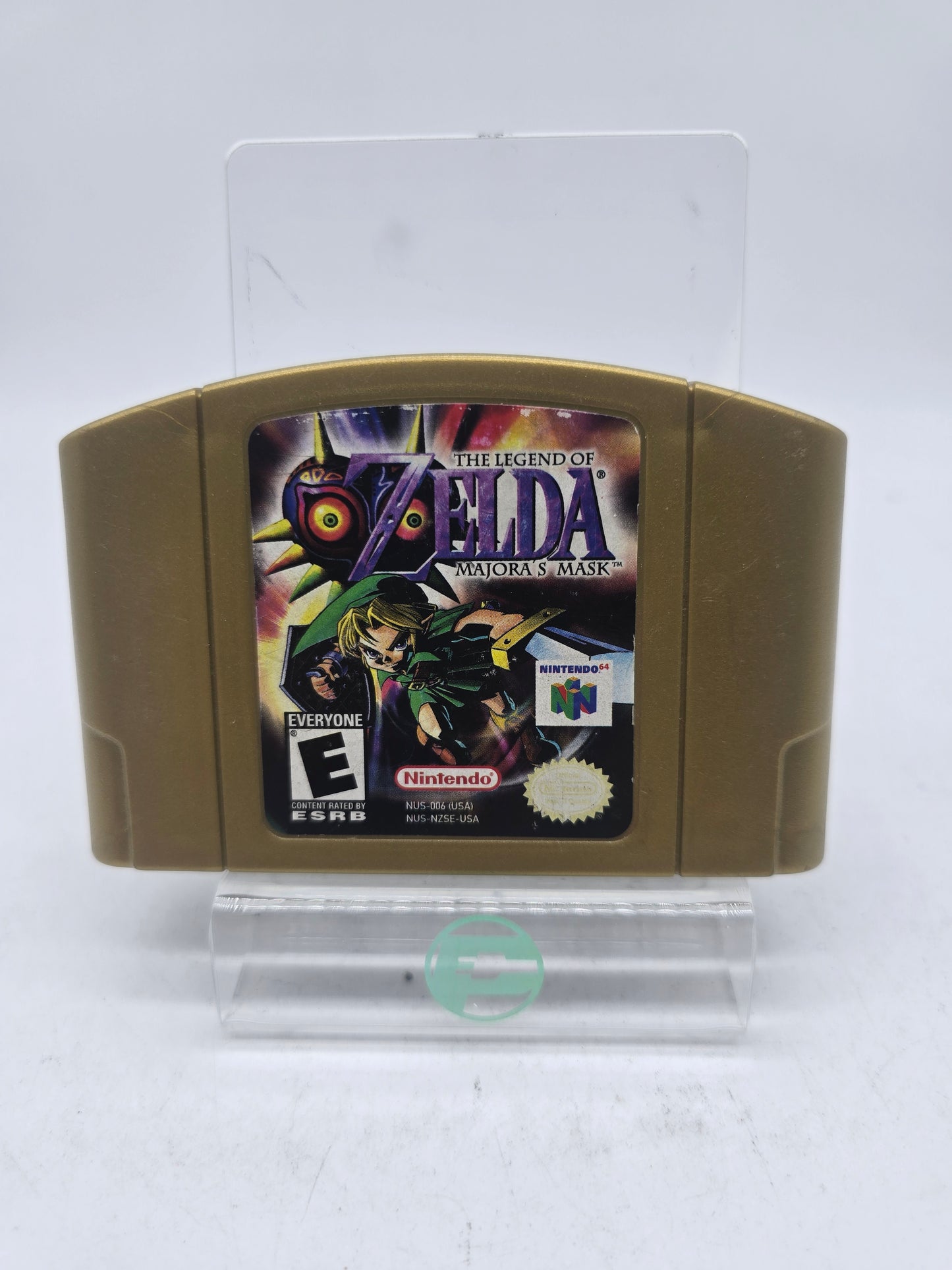 The Legend of Zelda Majora's Mask Gold Cartridge (Nintendo 64 N64, 2000) Cartridge Only