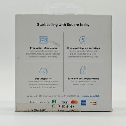 New Square Reader Contactless and Chip Credit Card Reader A-SKU-0636