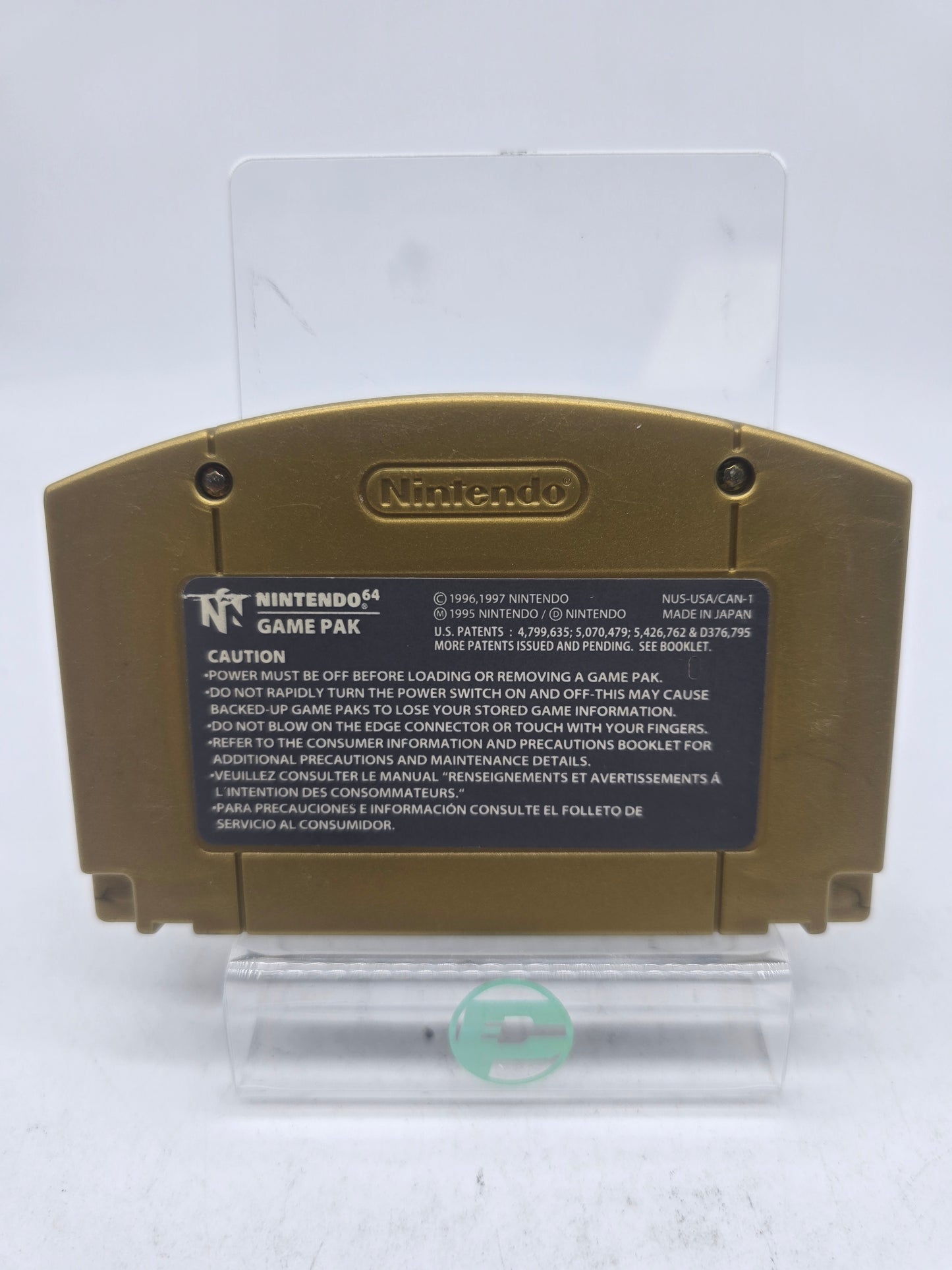The Legend of Zelda Majora's Mask Gold Cartridge (Nintendo 64 N64, 2000) Cartridge Only