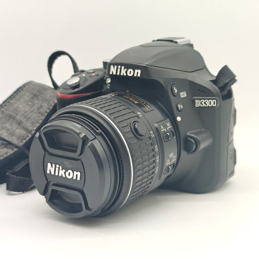 Nikon D3300 24.2MP Digital SLR DSLR Camera 1890 Shutter Count with 18-55mm Lens