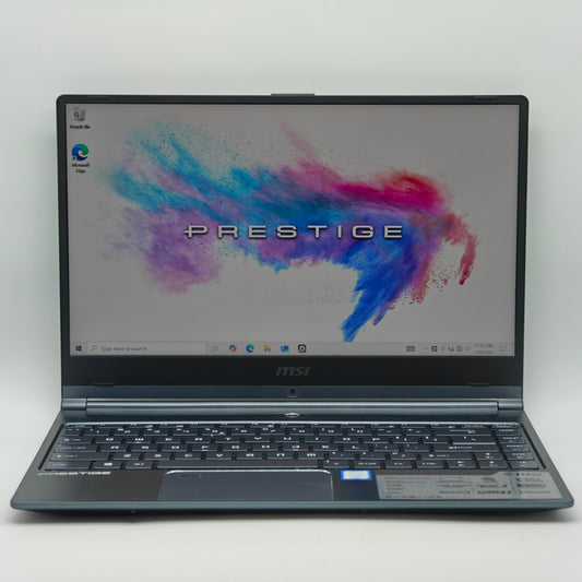 MSI Prestige MS-14B2 15.6" i7-8550U 1.8GHz 16GB RAM 256GB SSD GeForce GTX 1050