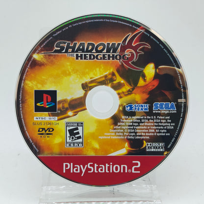 Shadow the Hedgehog (Sony PlayStation 2 PS2, 2005) Disc Only