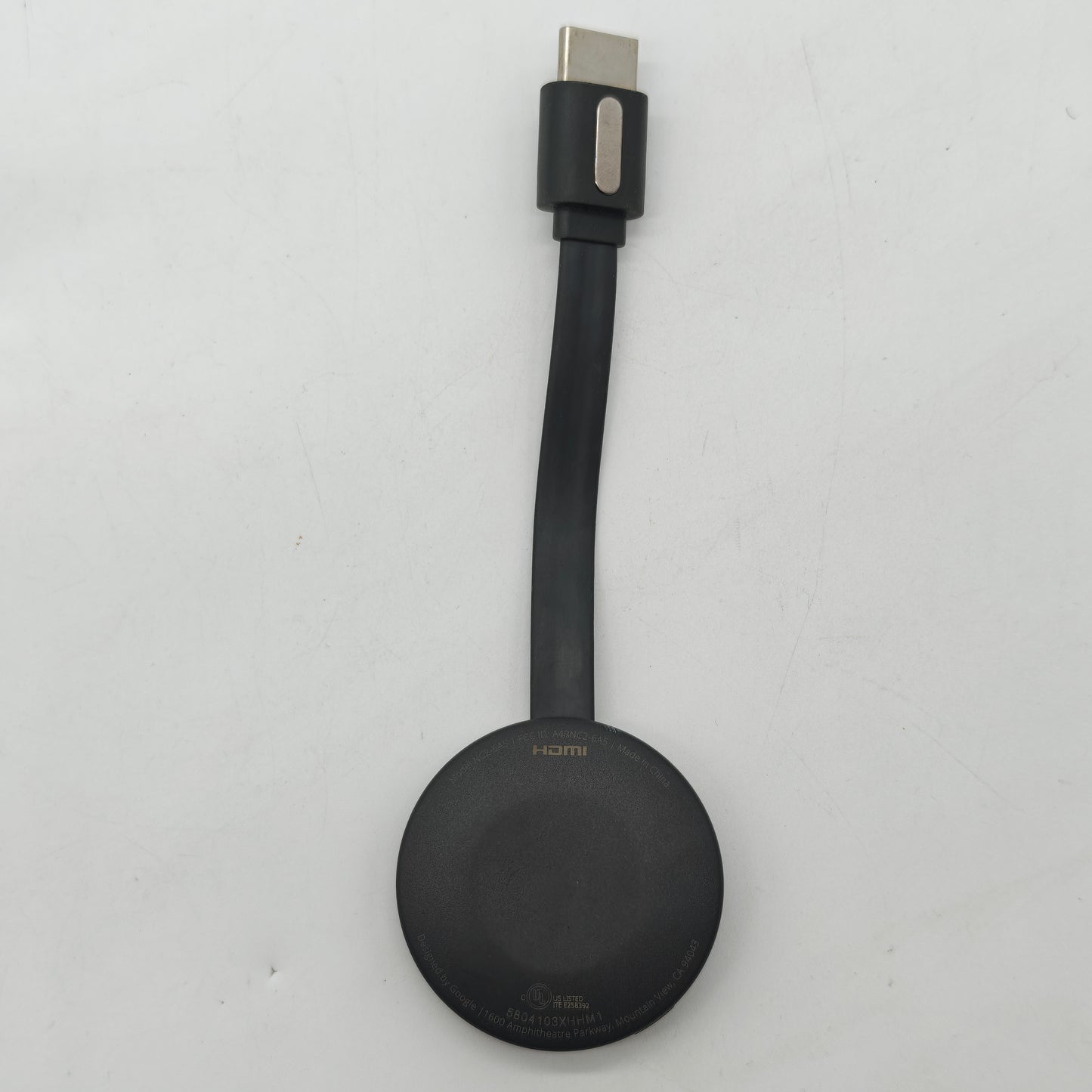 Google Chromecast Streaming Media Device Black NC2-6A5