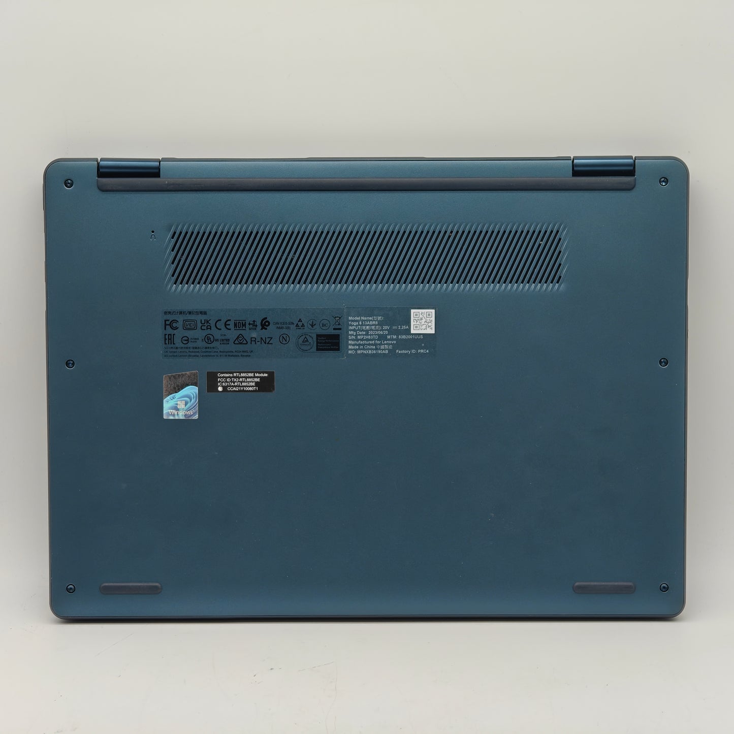 Lenovo Yoga 6 13ABR8 13.3" Ryzen 5 7530U 2.0GHz 8GB RAM 256GB SSD