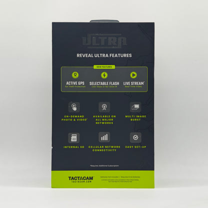 New Tactacam Reveal Ultra Cellular Trail Camera RV-TC-ULTRA3