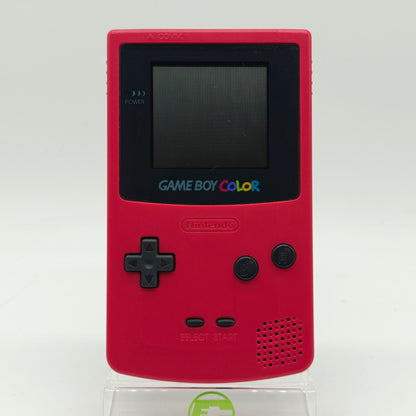 Nintendo Game Boy Color Handheld Game Console CGB-001 Berry Red