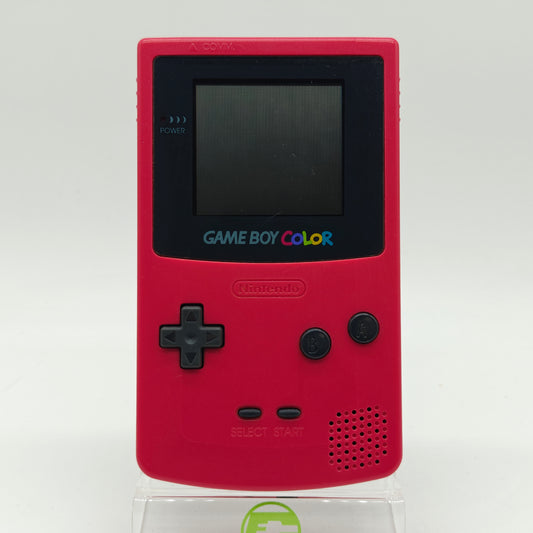 Nintendo Game Boy Color Handheld Game Console CGB-001 Berry Red