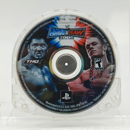 WWE Smackdown vs. Raw 2006 (Sony PlayStation Portable PSP, 2005) Disc Only