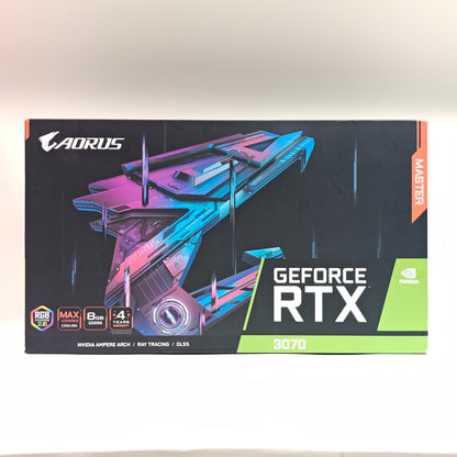 Gigabyte AORUS GeForce RTX 3070 MASTER 8GB GDDR6 Graphics Card GV-N3070AORUS