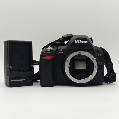 Nikon D3100 14.2MP Digital SLR DSLR Camera 3017 Shutter Count Body Only