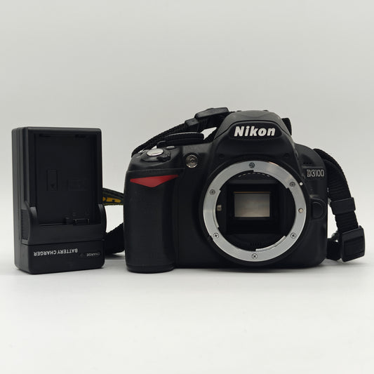 Nikon D3100 14.2MP Digital SLR DSLR Camera 3017 Shutter Count Body Only