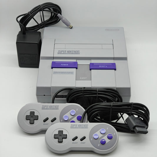 Super Nintendo Entertainment System SNES Video Game Console SNS-001 Gray