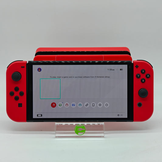 Nintendo Switch OLED Video Game Console HEG-001 Mario Red Edition