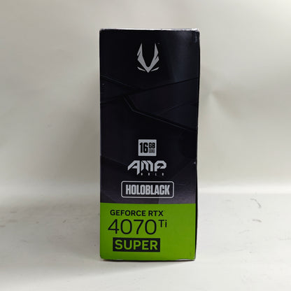 New Zotac GeForce RTX 4070 Ti SUPER AMP Holo 16GB GDDR6X Graphics Card 