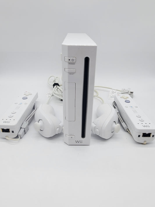 Nintendo Wii Video Game Console RVL-001 White