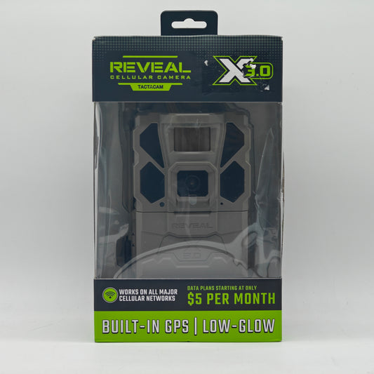 New Tactacam Reveal X 3.0 Cellular Trail Camera RV-TC-XGEN3