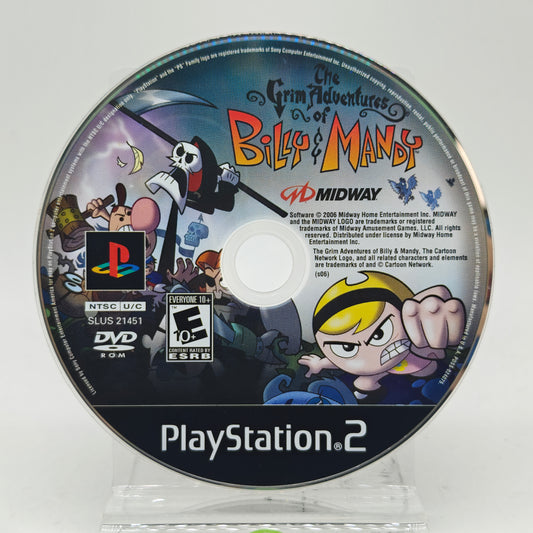 Grim Adventures of Billy & Mandy (Sony PlayStation 2 PS2, 2006) Disc Only